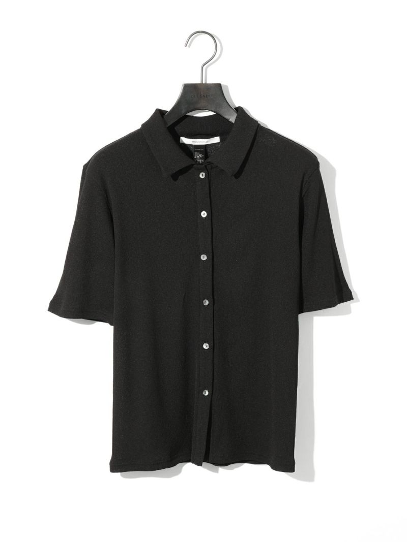 MIDIUMISOLID for Ladies シアーコンパクトポロシャツ