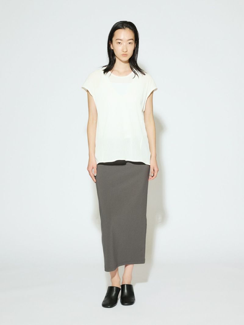 アンサンブル MIDIUMISOLID for Ladies シアーアンサンブル MIDIUMISOLID for Ladies シアースキッパープルオーバー