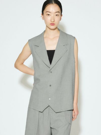 MIDIUMISOLID for Ladies テーラードジレ