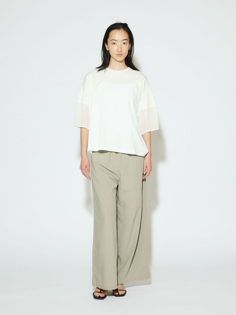 MIDIUMISOLID for Ladies シアースリーブコンシャスT｜ MARcourt