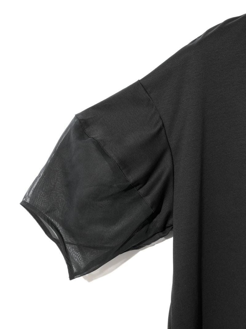 MARcourt｜MIDIUMISOLID for Ladies シアースリーブコンシャスT