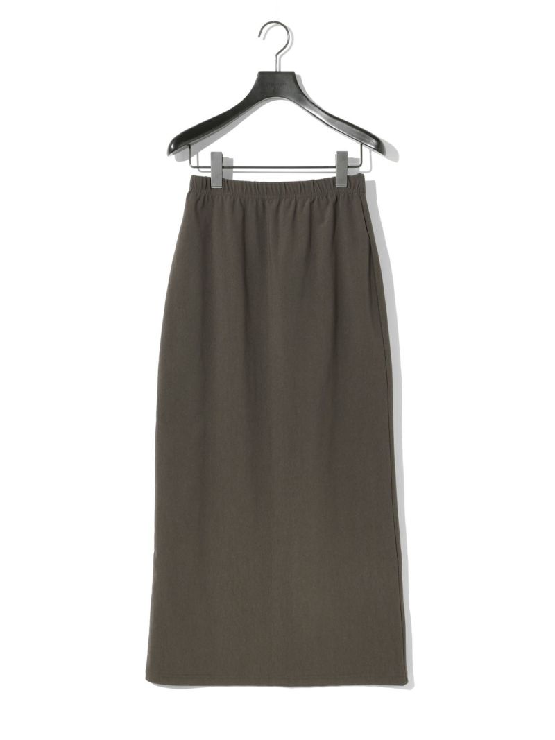 MIDIUMISOLID for Ladies リブフィットロングスカート