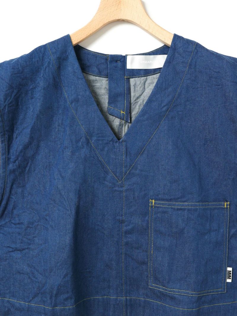 MARMARMAR デニム ベスト MARMARMAR デニムワイドベスト｜ MARcourt ONLINE STORE