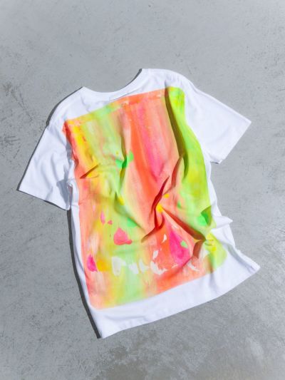 SIMEON FARRAR ペイントTシャツ