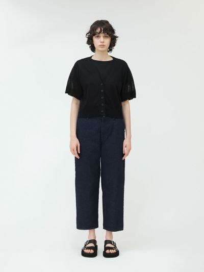 mizuiro ind ストレートデニムパンツ