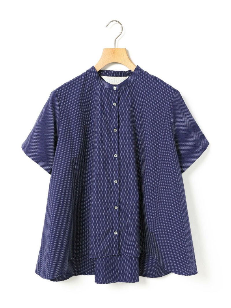 MidiUmi ハーフスリーブドットAラインシャツ｜ MARcourt ONLINE
