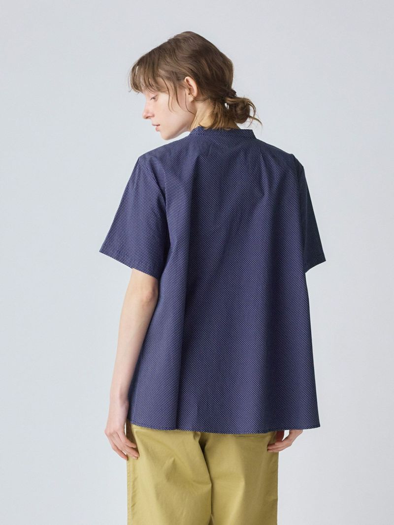 MidiUmi ハーフスリーブドットAラインシャツ｜ MARcourt ONLINE