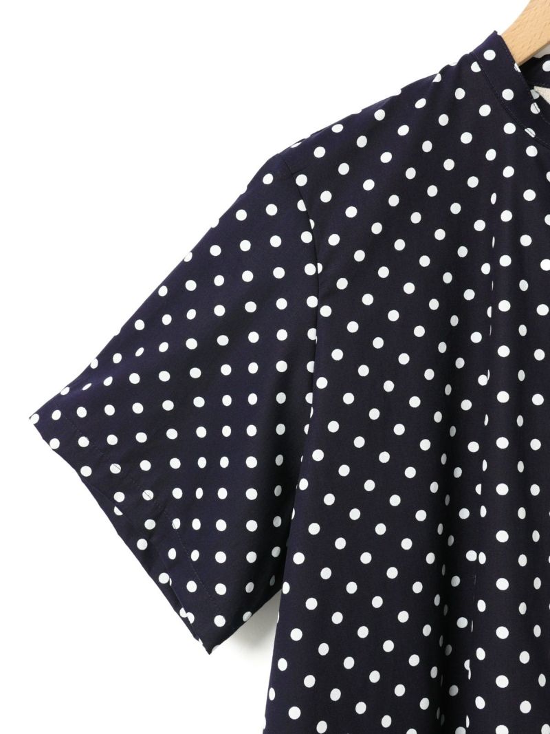 MidiUmi ハーフスリーブドットAラインシャツ｜ MARcourt ONLINE