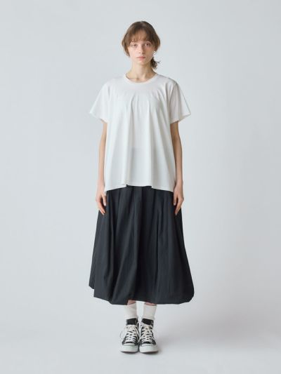 MidiUmi コットンリネンバルーンスカート