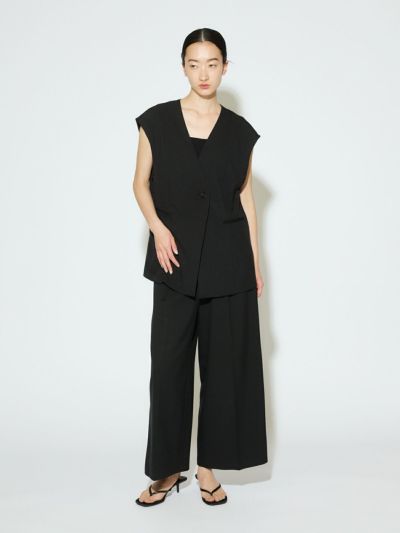 MIDIUMISOLID for Ladies ストレートワイドパンツ