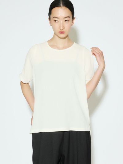MIDIUMISOLID for Ladies ハーフスリーブプルオーバー