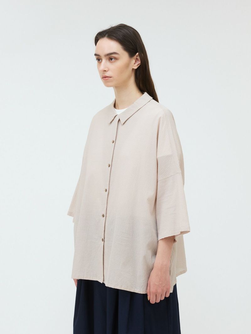 マーコート　mizuiro ind ホワイトオーバーサイズシャツ シャツ・ブラウス｜ MARcourt ONLINE STORE - マーコート