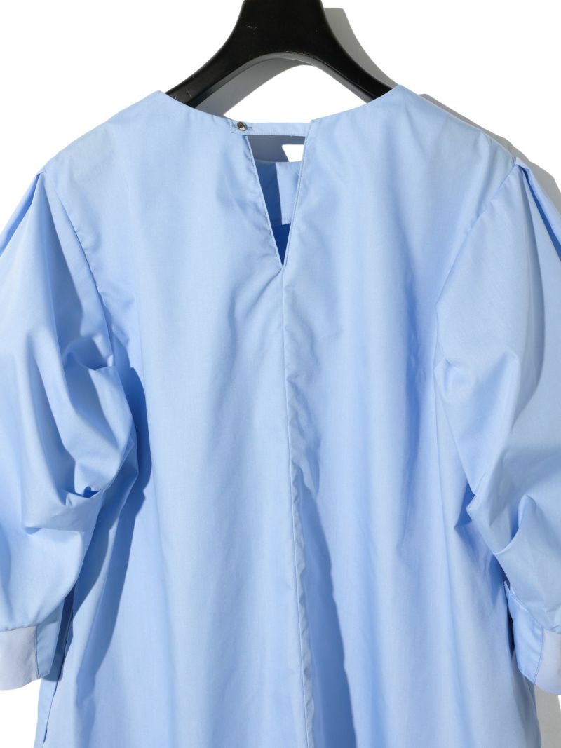 MIDIUMISOLID for Ladies バックスリットボリュームスリーブ