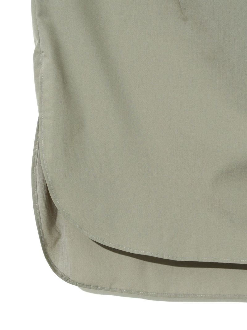 MIDIUMISOLID for Ladies タックショルダーワイドシャツ