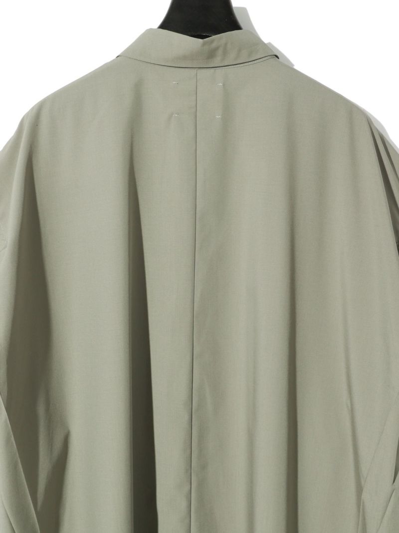 MIDIUMISOLID for Ladies タックショルダーワイドシャツ