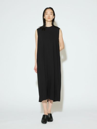 MIDIUMISOLID for Ladies バックタックワンピース