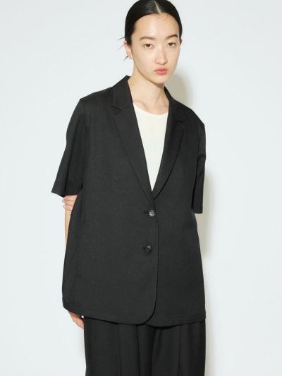 MIDIUMISOLID for Ladies ハーフスリーブテーラードジャケット