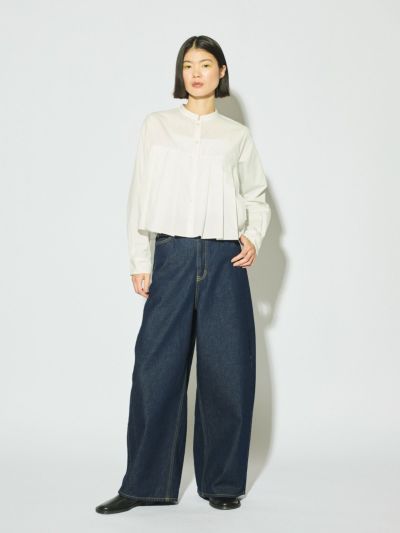 MIDIUMISOLID for Ladies バレルレッグワイドデニム