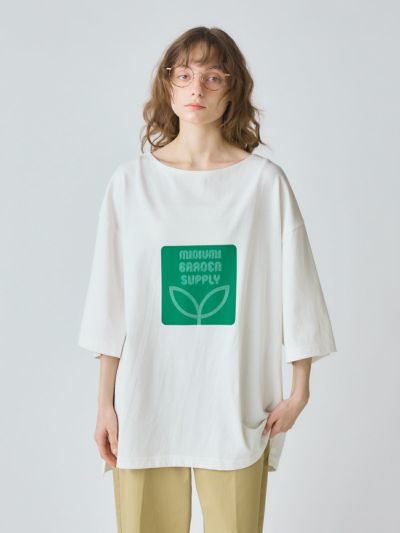 MidiUmi ガーデンプリントTシャツ