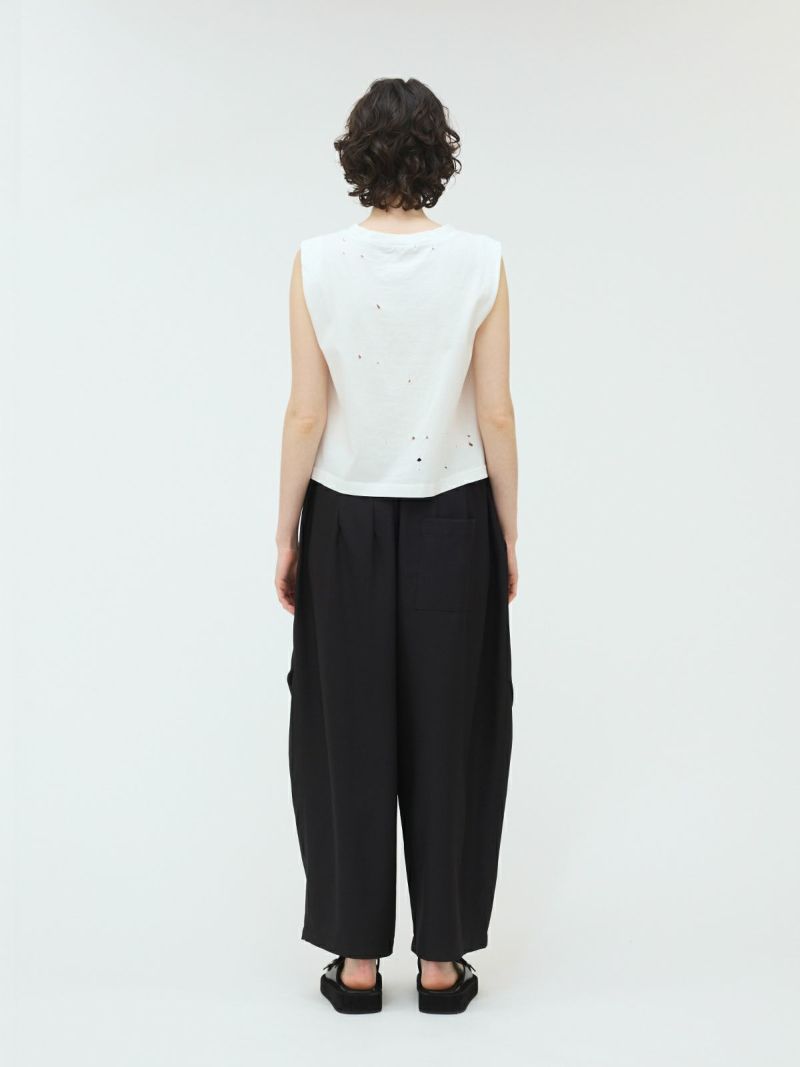 mizuiro ind ネックギャザープルオーバー　ブラック mizuiro ind ネックギャザープルオーバー｜ MARcourt ONLINE