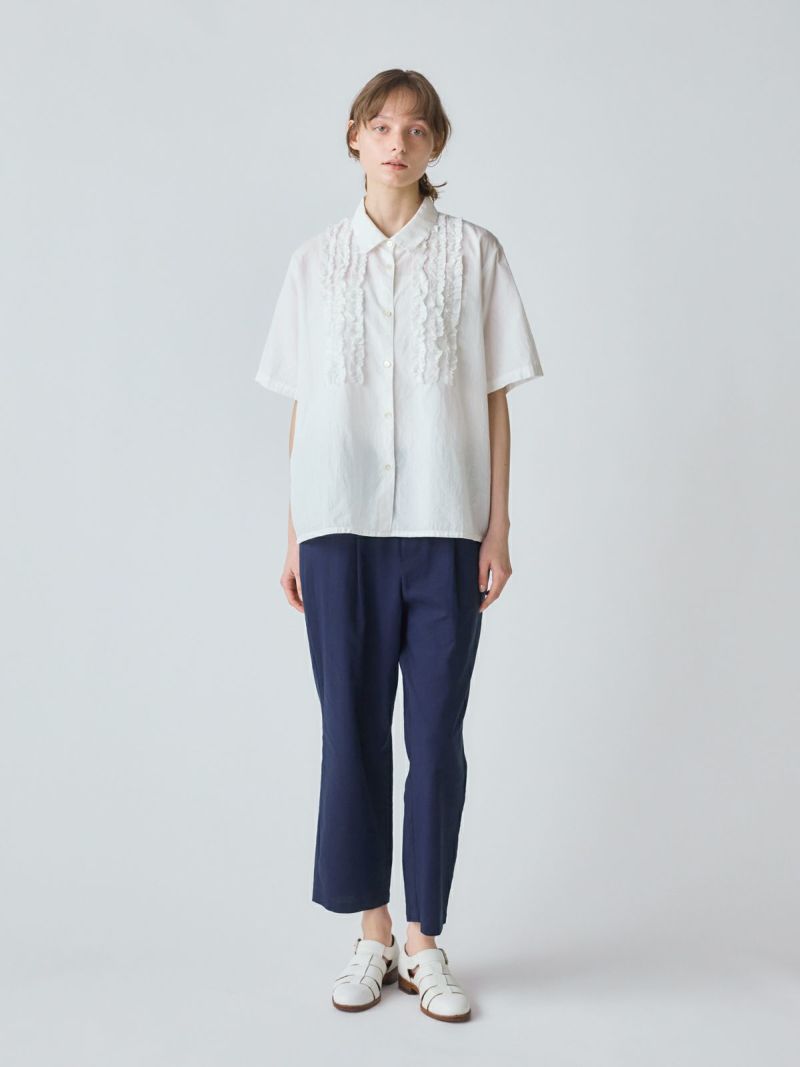 MidiUmi フロントフリルシャツ｜ MARcourt ONLINE STORE