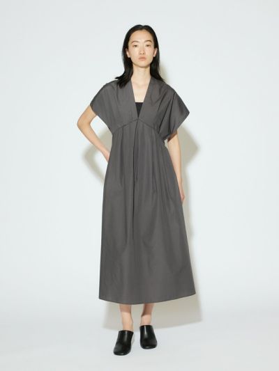 MIDIUMISOLID for Ladies フィット＆フレアワンピース