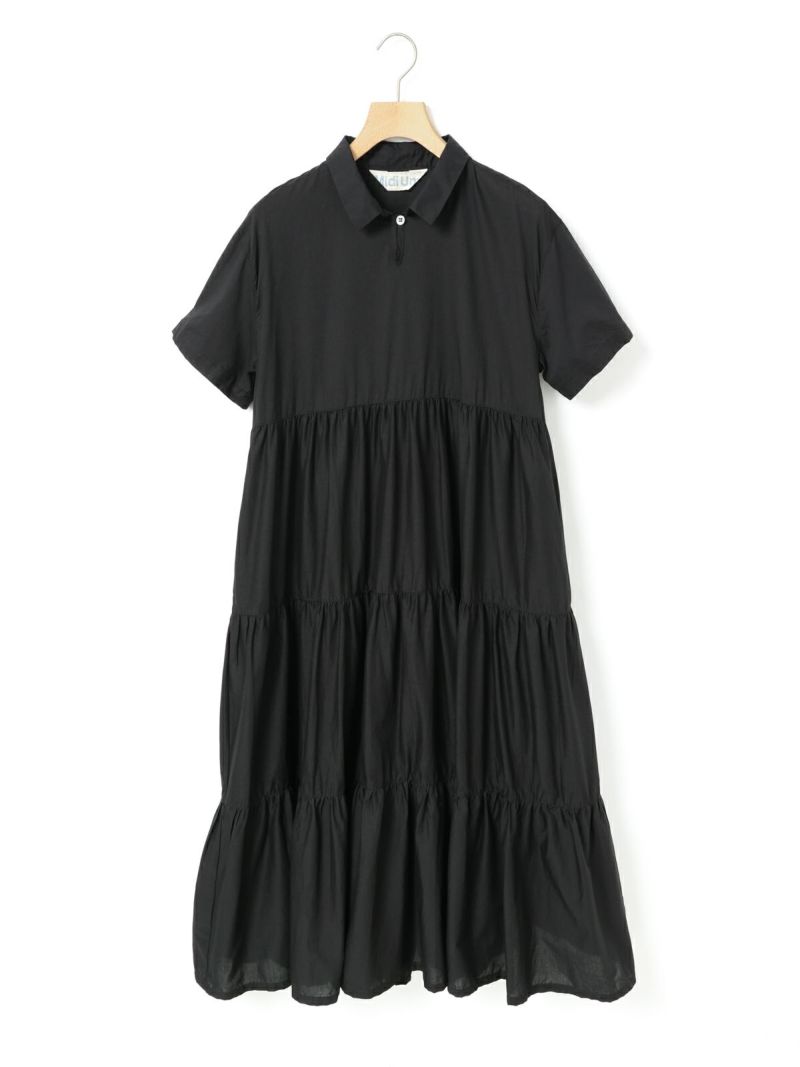 M's gracy♡黒白ギンガム♡ティアードワンピース M'S GRACY エムズグレイシー ワンピース ギンガムチェック