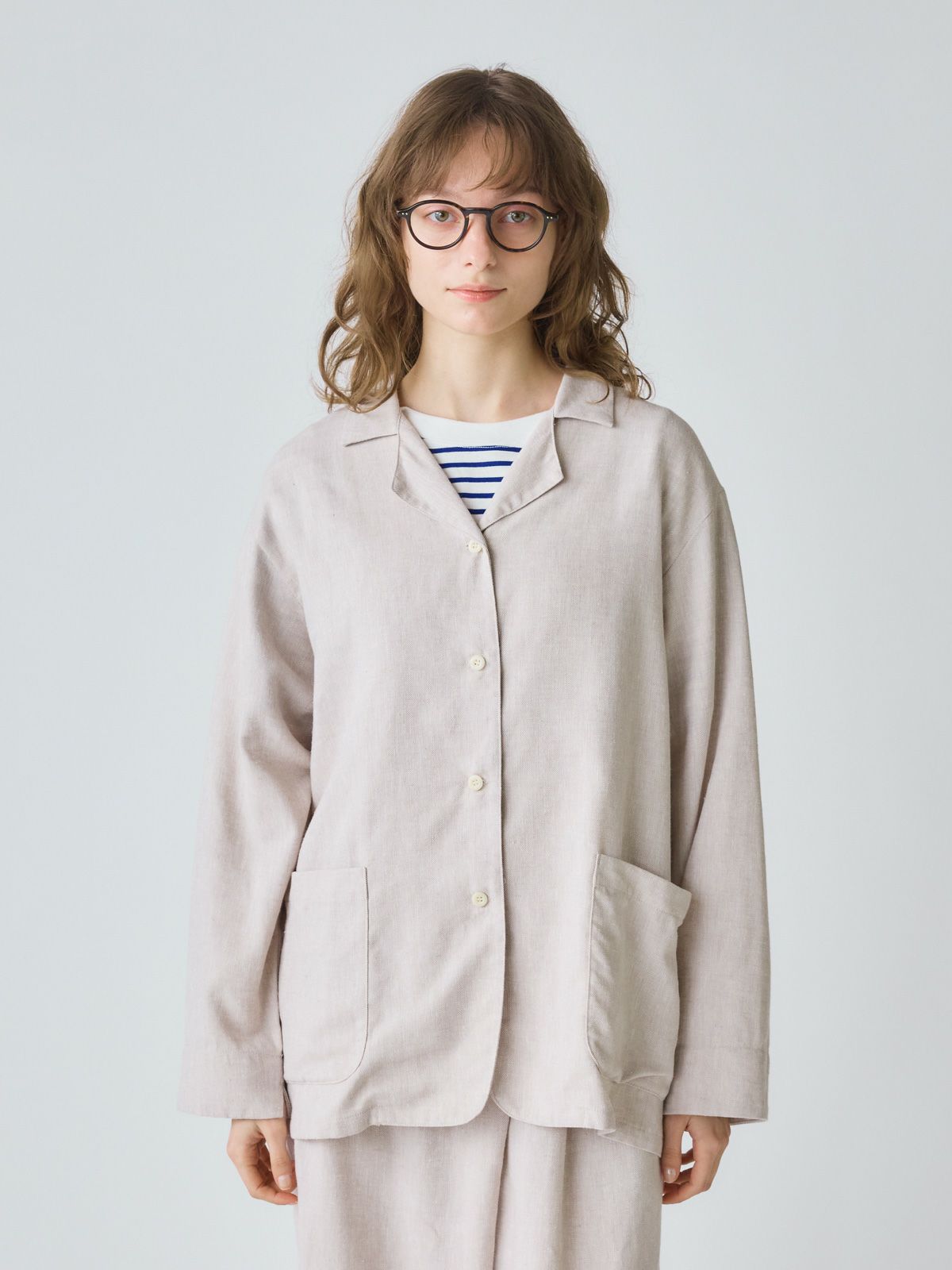 NORTHEN LINEN shirt jacket