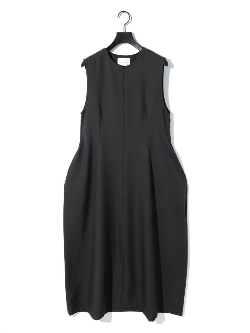 MIDIUMISOLID for Ladies フィットコクーンワンピース