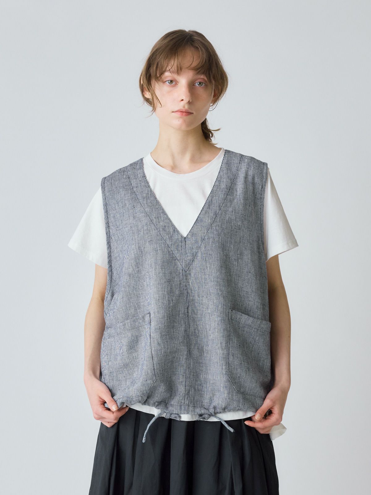NORTHEN LINEN vest