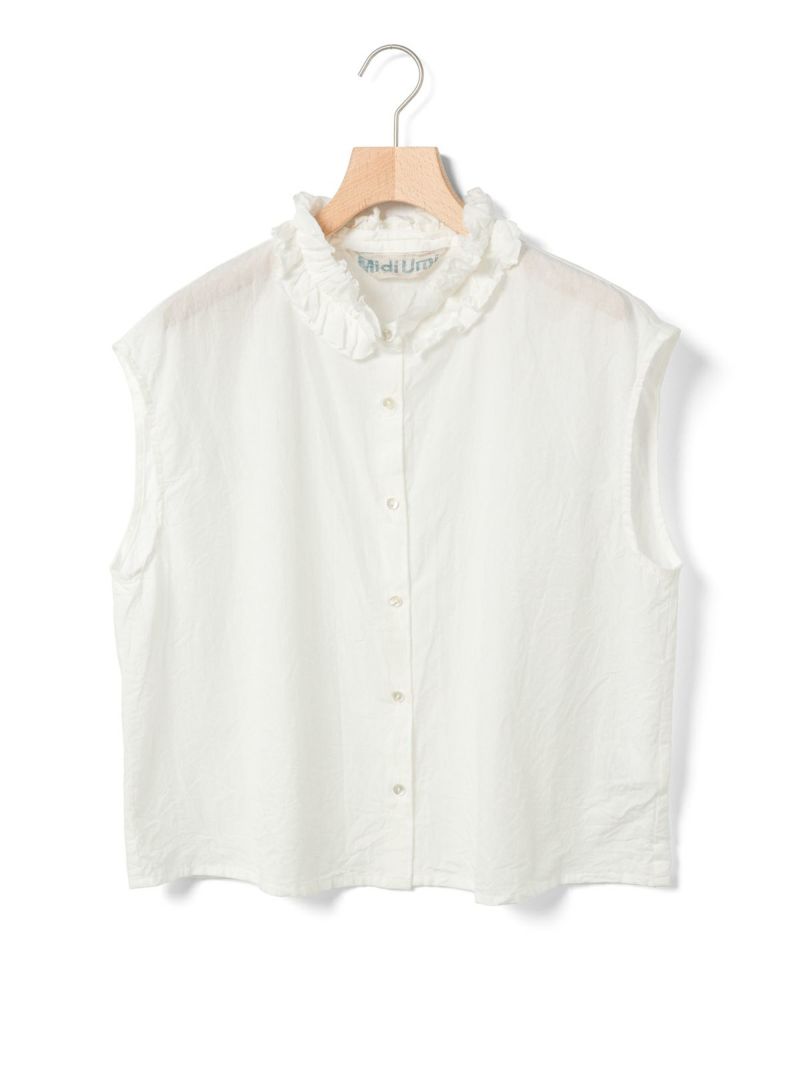 みーページ MidiUmi ボリュームフリルカラーシャツ｜ MARcourt ONLINE STORE