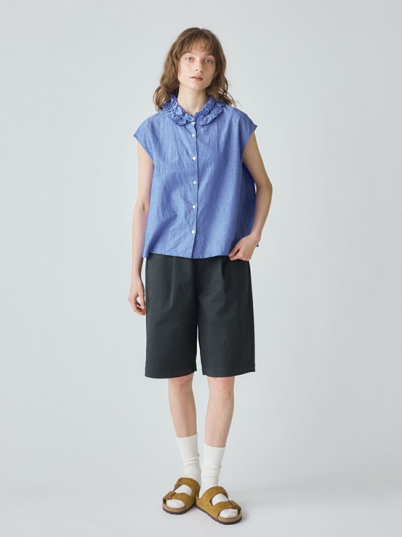 みーページ MidiUmi ボリュームフリルカラーシャツ｜ MARcourt ONLINE STORE