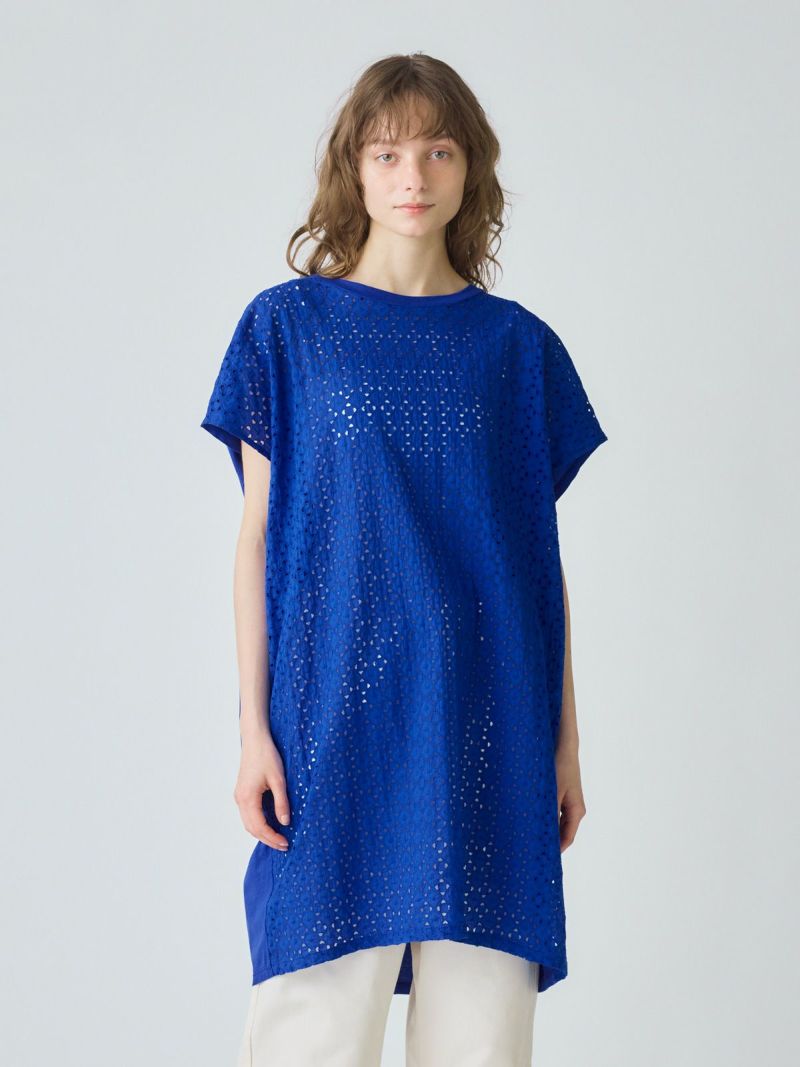 front lace tunic