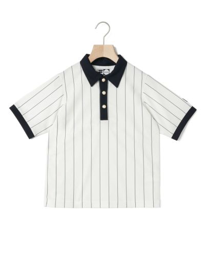 MARMARMAR FILA ストライプポロ