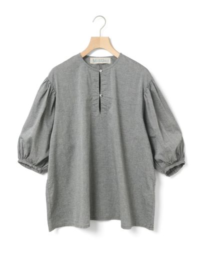 MidiUmi スキッパースモックシャツ