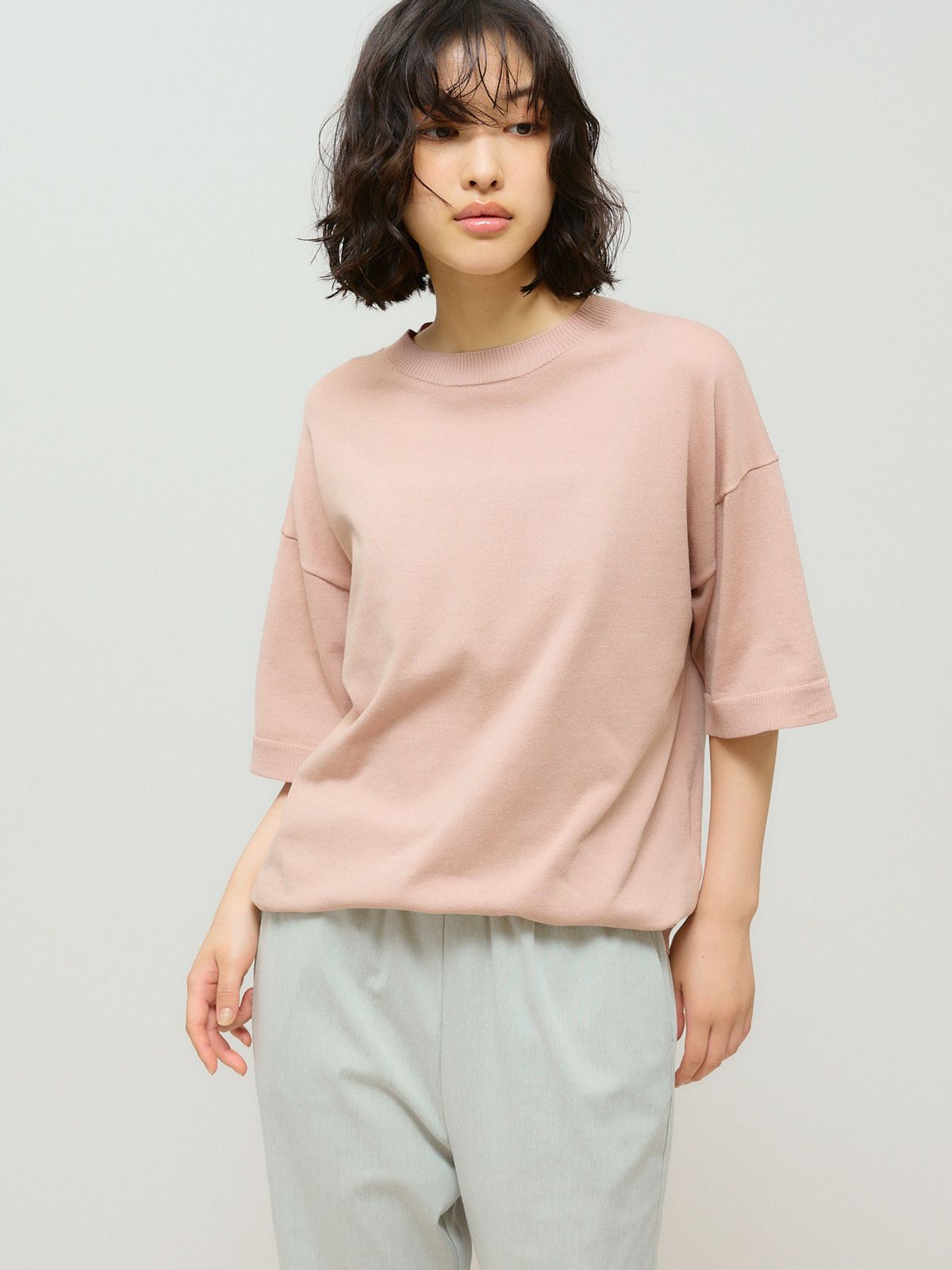 h/slv knitted PO.M