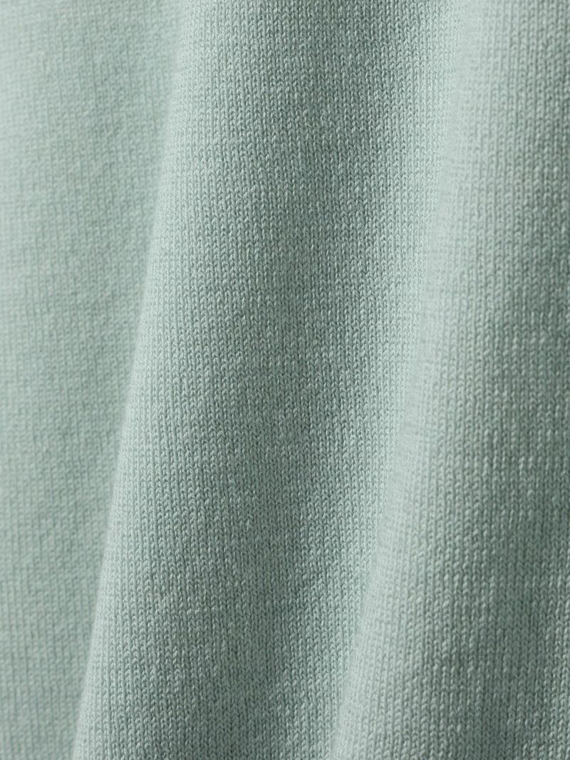 MIDIUMISOLID for Ladies ハーフスリーブニットプルオーバー