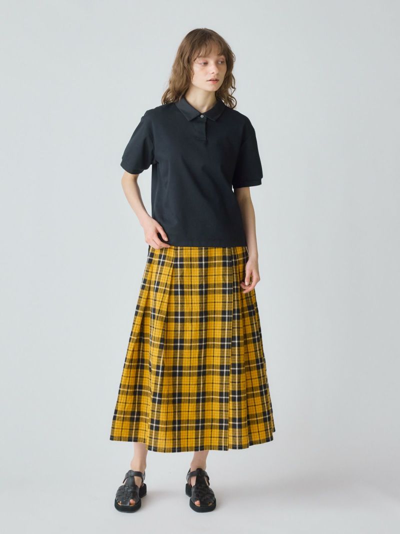 MidiUmi チェックラップスカート｜ MARcourt ONLINE STORE