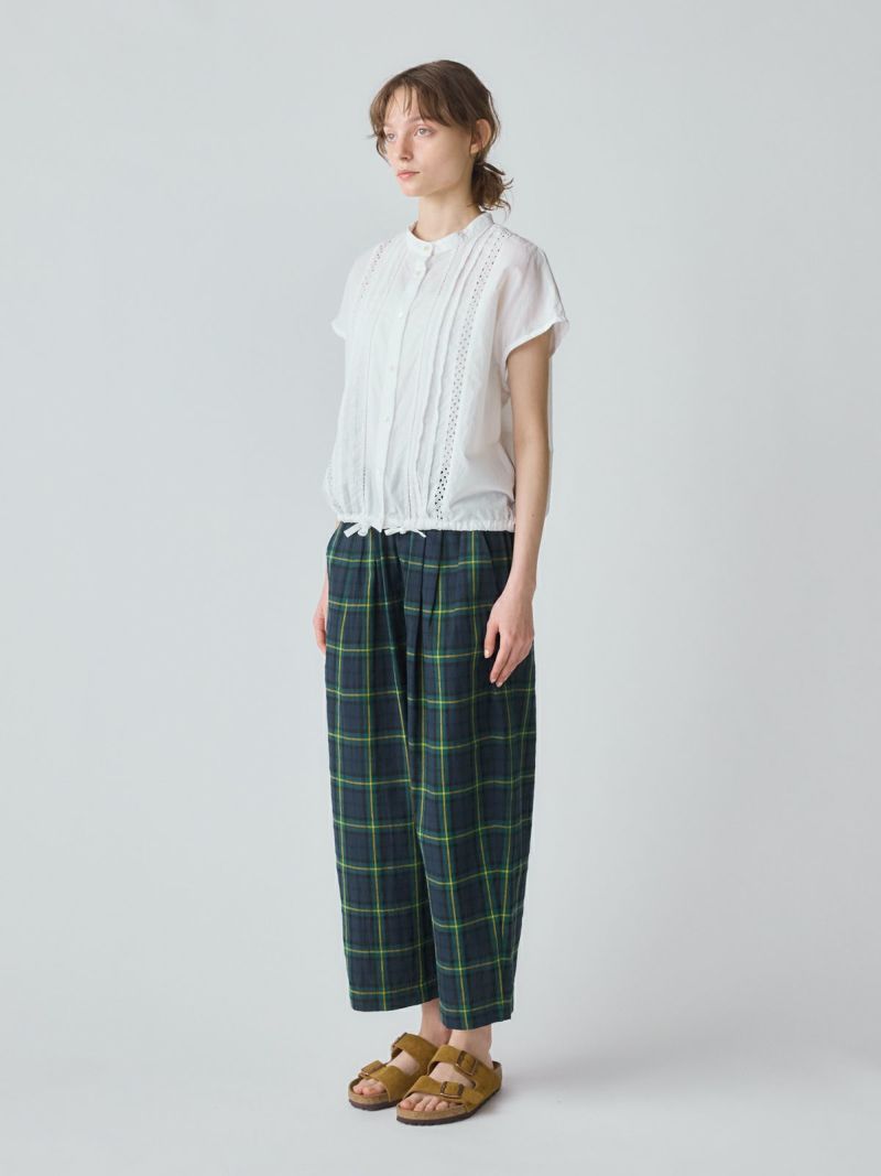パンツ tespia CAMBIO(カンビオ)】Chambray Relax Tapered Easy Pants イージー