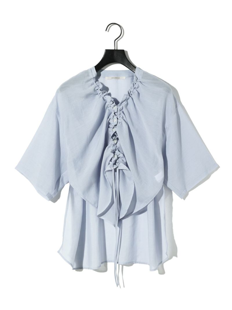 MIDIUMISOLID for Ladies ハーフスリーブドローストリング