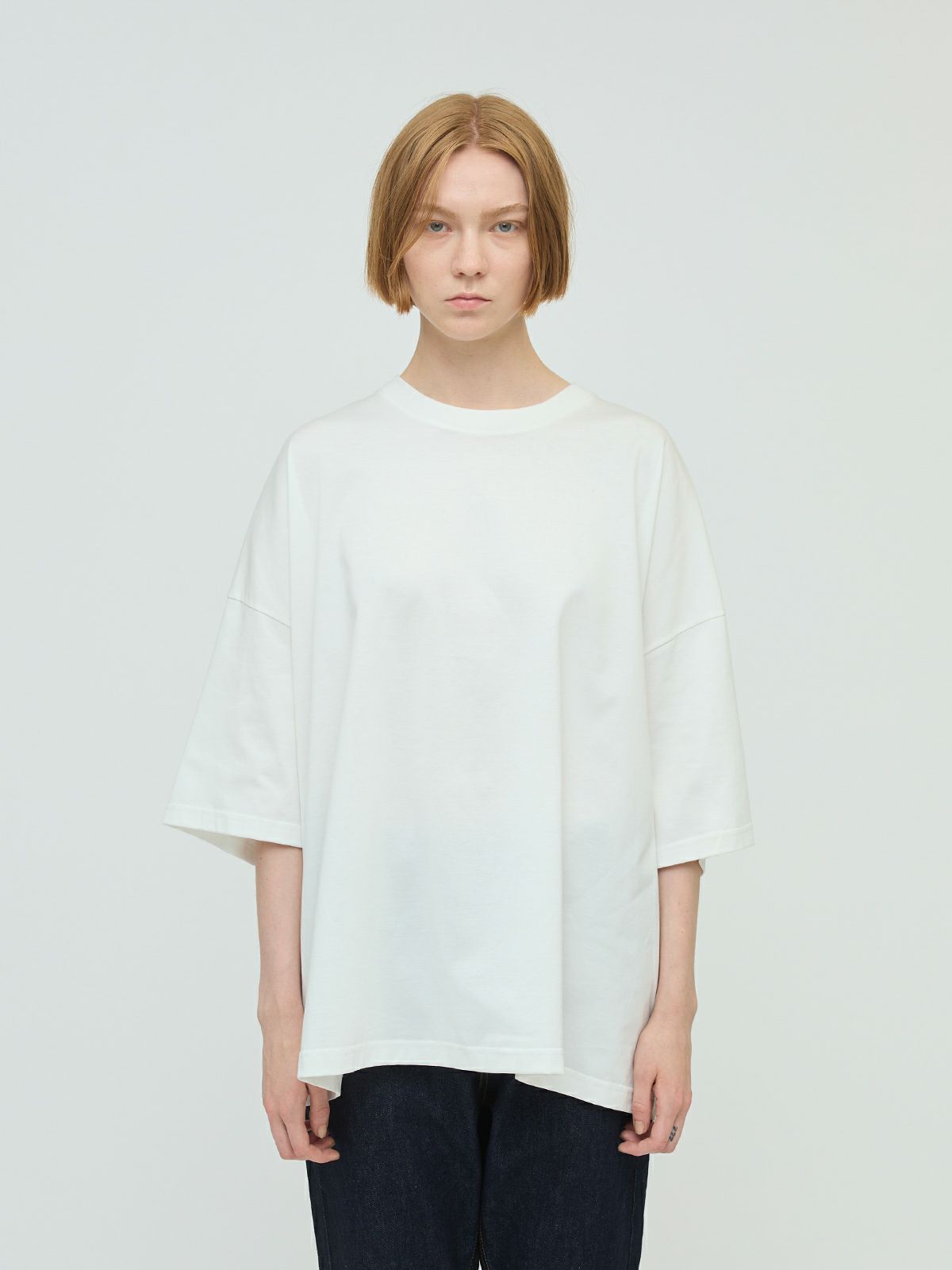 crew neck wide tunic