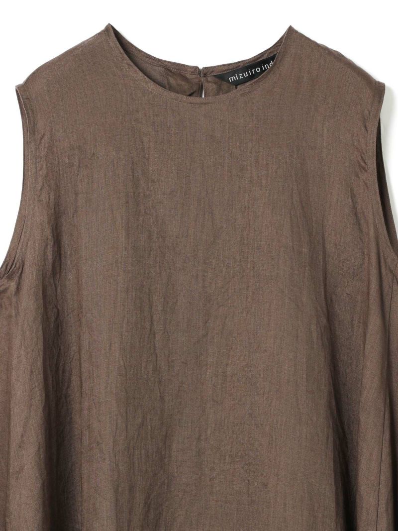 mizuiro ind リネンノースリーブワンピース｜ MARcourt ONLINE