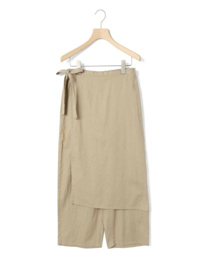 MARMARMAR リネンラップテーパードパンツ