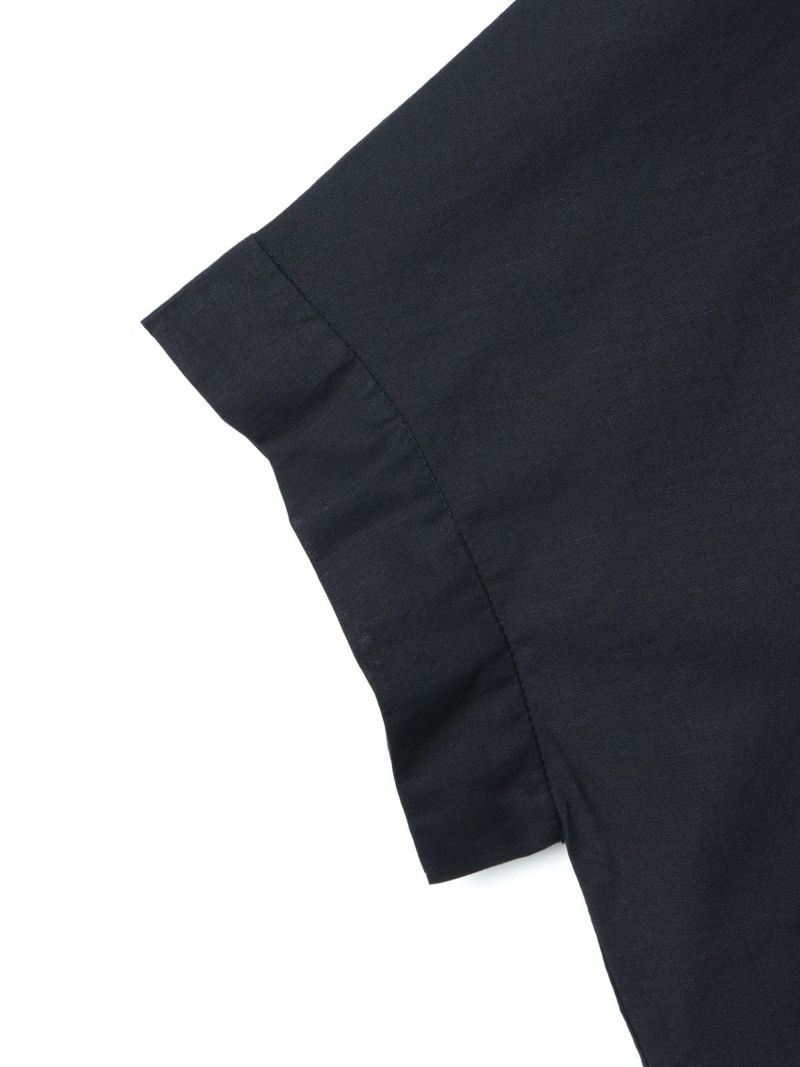mizuiro ind リネンスタンドカラーワイドシャツ｜ MARcourt