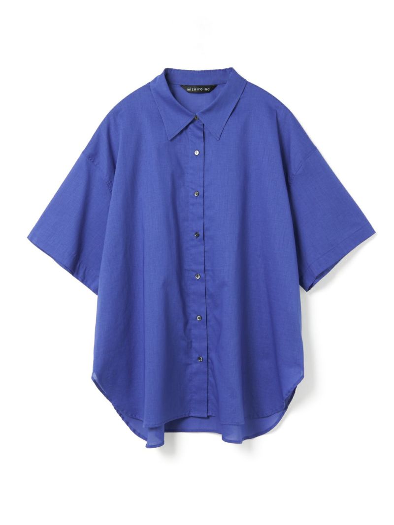 mizuiro ind ハーフスリーブワイドシャツ｜ MARcourt ONLINE