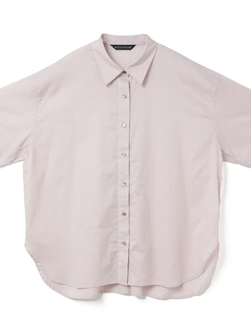 mizuiro ind ハーフスリーブワイドシャツ｜ MARcourt ONLINE