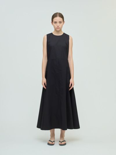 mizuiro ind ノースリーブロングフレアワンピース
