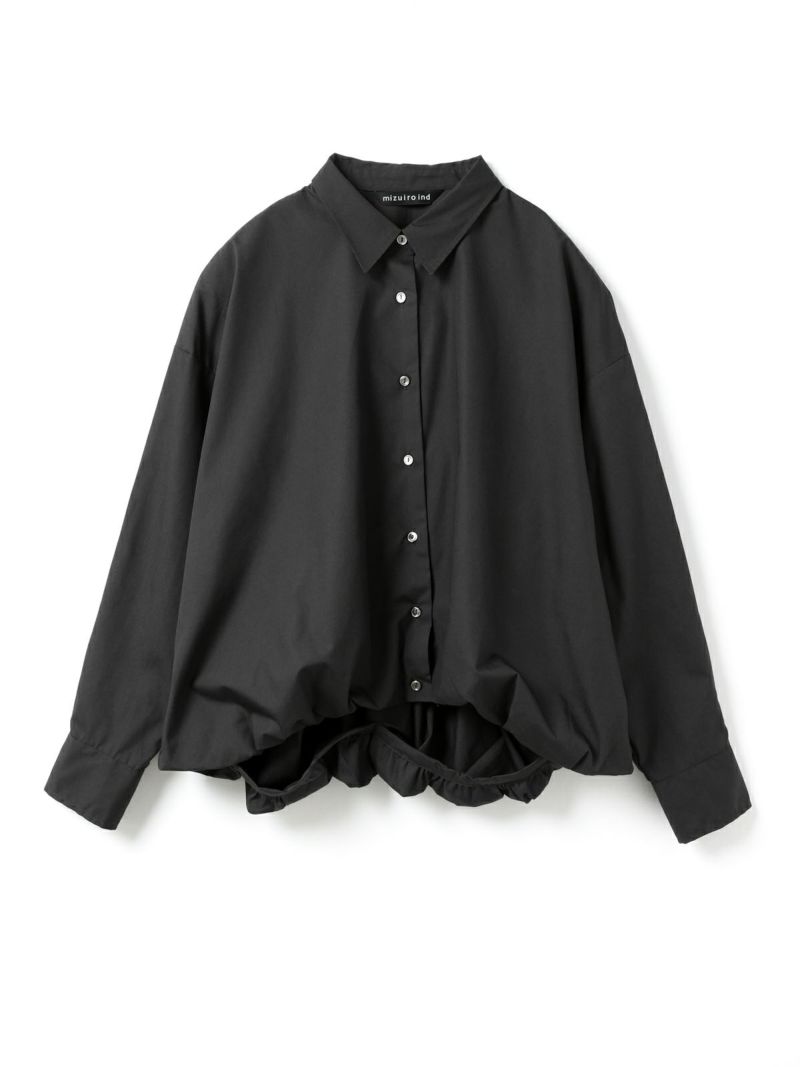 【mizuiro indミズイロインドバルーンシャツ　黒 mizuiro ind バルーンシャツ｜ MARcourt ONLINE STORE