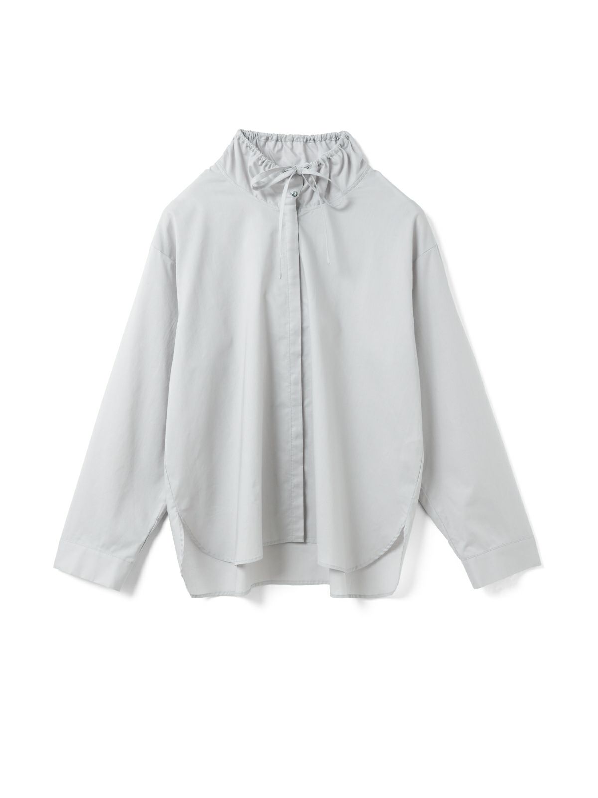 mizuiro ind ギャザースタンドカラーシャツ｜ MARcourt ONLINE STORE 