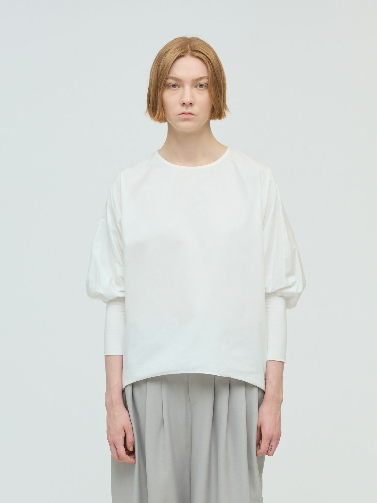 crew neck cocoon P/O
